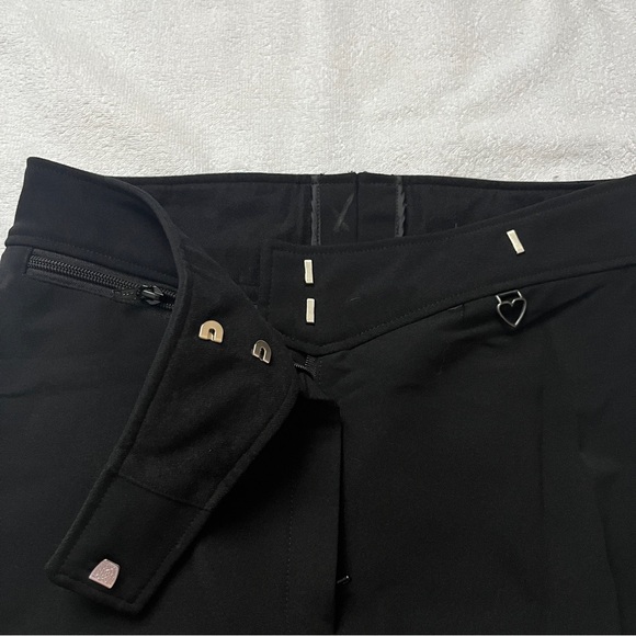 VINTAGE OBERMEYER BLACK WOOL BLEND STIRRUP SKI PANTS WINTER PANTS SIZE - Picture 4 of 10